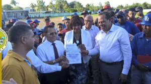 MUNICIPIO DE VILLA LA MATA RECIBE TRANSFERENCIA PARA PLAY MUNICIPAL MARCO PEGUERO