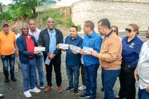 FOMISAR entrega m&aacute;s de RD$31 millones para importantes obras en Cotu&iacute;.