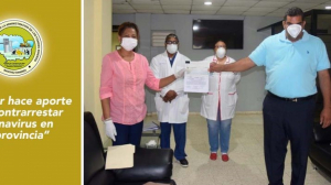 FOMISAR HACE APORTE PARA CONTRARRESTAR CORONAVIRUS EN LA PROVINCIA